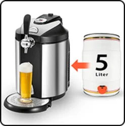 Clatronic Bierzapfanlage BZ 3740 Mit Edelstahlgehäuse Für Partyfässer -Haushaltswaren Store 2c2308f2a647da16aceac0f023ec116c