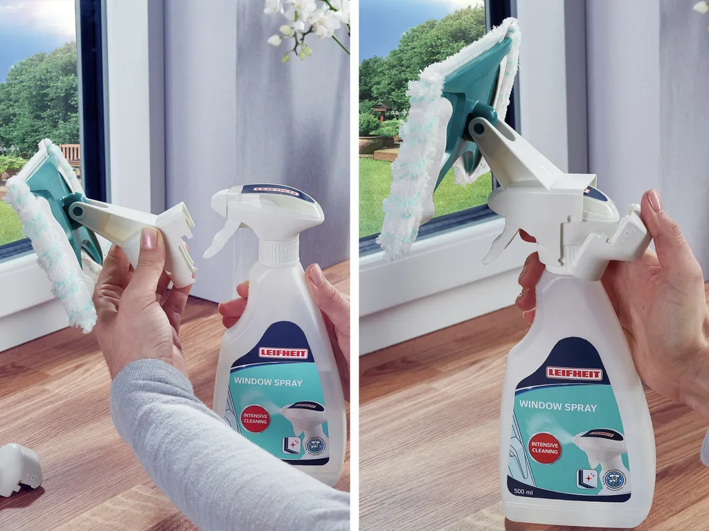 Leifheit Set Fenstersauger Dry & Clean Mit Spray Cleaner 6 Leifheit Set Fenstersauger Dry & Clean Mit Spray Cleaner – Bild 4