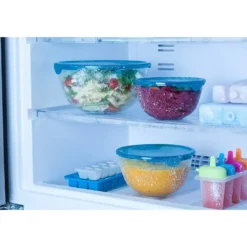 Pasabahce 97314 Chefs Vorratsdosen 3er Set Aufbewahrung Servierschalen Set Rührschüssel Glas Stapelbar Salat Schüsseln Schale Mit Deckel -Haushaltswaren Store 2c7c511bd118c6db47cf962f8aced130