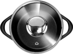 Smile MGK-12 Kochtopf, Geschmiedetes Aluminium, Schwarz -Haushaltswaren Store 2c9a5dd49dcb66d5da2c65bd00acf70b