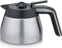 SEVERIN FILKA Vollautomat Für Filterkaffee Mit Thermokanne KA 4851 Aus Edelstahl, Matt-schwarz Edelstahl-gebürstet -Haushaltswaren Store 2c9c6519bd94f772dcc3b15e30a60636