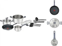 Tefal G713SB Daily Cook Set - Koch-Set - Schwarz/silber -Haushaltswaren Store 2cb8ab0c22789e3e42ea007f858c1333