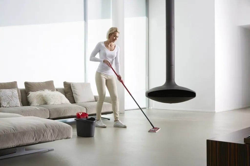 Vileda Bodenwischer Ultramax Mit Stiel, Rot/grau 9 Vileda Bodenwischer Ultramax Mit Stiel, Rot/grau – Bild 7