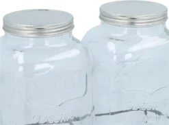 Cuisine Elegance Getränkespender Mit Ständer 2 X 4 Liter - Cocktails, Wasserspender, Saftspender, Karaffe, Glas Zapfhahn - Transparent/Schwarz -Haushaltswaren Store 2de63eb89a3c9c1847aa1b01963fd43f