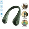 Tragbarer Mini Fan Nackenbügel Klingenloser Hängender Halsventilator Lazy Neck Hanging Cooler USB Wiederaufladbar USB, Grün 1 Tragbarer Mini Fan Nackenbügel Klingenloser Hängender Halsventilator Lazy Neck Hanging Cooler USB Wiederaufladbar USB, Grün -Haushaltswaren Store 2df7f2bdf2515c27b636b2cf988c4d42