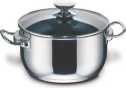 Berndes Injoy Special Edition Kochtopf Mit Glasdeckel, Topf Mit Deckel, Antihaftversiegelung, Edelstahl, Silber / Schwarz, Ø 20 Cm, 063241 -Haushaltswaren Store 2e39eb36e0833fd59b3b2adb53794927