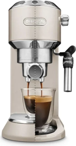 De'Longhi Delonghi Kaffeemaschine Dedica Metallics EC785.BG Pumpendruck 15 Bar, Eingebauter Milchaufschäumer, Manuell, 1300 W, Beige 14 De'Longhi Delonghi Kaffeemaschine Dedica Metallics EC785.BG Pumpendruck 15 Bar, Eingebauter Milchaufschäumer, Manuell, 1300 W, Beige -Haushaltswaren Store 2eb20ec8c048c26c1dd88e99c6b1c10c