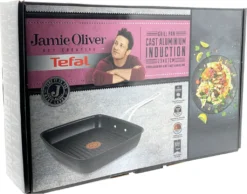 Tefal E21141 Jamie Oliver Premium Induction Grillpfanne 30cm -Haushaltswaren Store 2f86bfb26b74d571343d08ff407111eb