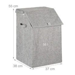 Relaxdays Faltbarer Wäschekorb -Haushaltswaren Store 304727681c5fc815023bcb7f4643d17b