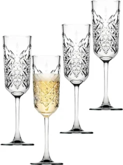 Pasabahce 440356 Timeless Sektglas, Sektkelch, 175ml, Glas, Transparent, 4 Stück -Haushaltswaren Store 3093a34cfd6efcc51e8490736b2f4309