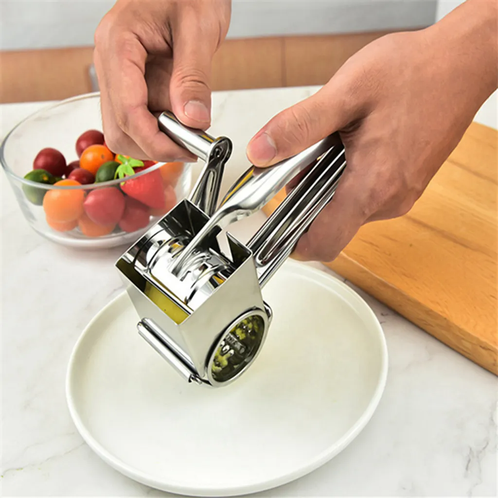 4 In 1 Edelstahl Manuelle Rotary Käsereibe Aus Edelstahl Gemüse Kaese Cutter Käseraspel Käsereiben Mit 4 Ersatzköpfe 5 4 In 1 Edelstahl Manuelle Rotary Käsereibe Aus Edelstahl Gemüse Kaese Cutter Käseraspel Käsereiben Mit 4 Ersatzköpfe – Bild 3