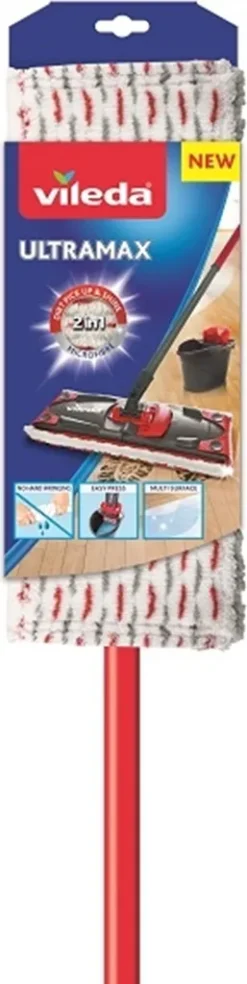 Vileda Bodenwischer Ultramax Mit Stiel, Rot/grau 20 Vileda Bodenwischer Ultramax Mit Stiel, Rot/grau -Haushaltswaren Store 31f996c0871ecd60f32623a1f497e0d7