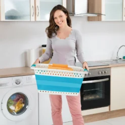 Relaxdays Faltbarer Wäschekorb -Haushaltswaren Store 321089275876d2e46e48be4330388363