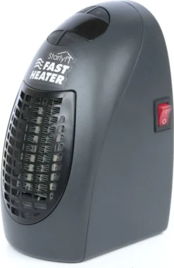 Starlyf® Fast Heater - 400W Tragbare Und Leistungsstarke Steckdosen-Mini-Heizung Schwarz - Original Aus Der TV-Werbung -Haushaltswaren Store 321836a7dee56d95a90ada36d72bf430