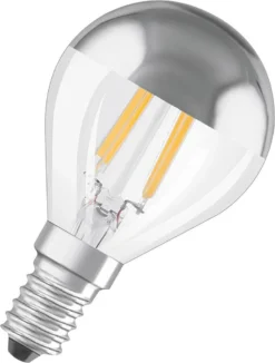 Osram LED Spiegelkopflampe Silber E14 4W Warmweiß, Klar -Haushaltswaren Store 3264d4e91d517a3990880c320a2a9278