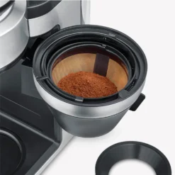 SEVERIN FILKA Vollautomat Für Filterkaffee Mit Thermokanne KA 4851 Aus Edelstahl, Matt-schwarz Edelstahl-gebürstet -Haushaltswaren Store 32ca8f2ff3e70fef88b63477f2f800ac