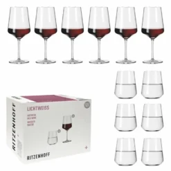 Lichtweiss Julie Rotwein- Und Wasserglas-Set #2 Von Nadine Niggemeier -Haushaltswaren Store 333dcfefacd354420e143449c70dbe51