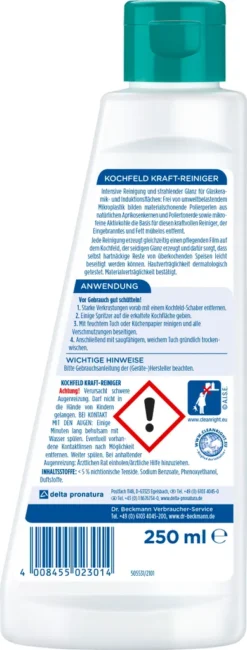 Dr. Beckmann Kochfeld Kraft-Reiniger | Glaskeramik-Reiniger Gegen Eingebranntes Und Fett | Mit Natürlichen Polierperlen Und Aktivkohle | 6x 250 Ml -Haushaltswaren Store 3435d2290a027d46bbeaf69396b6b34c