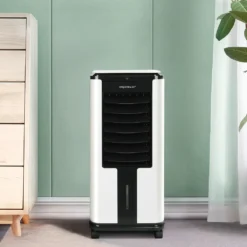 Aigostar Air Cooler, 3-in-1 Mobiles Klimagerät Ohne Abluftschlauch Mit Wasserkühlung, Luftkühler Mit Verdunstungskühlung, Ventilator, Luftbefeuchter, 7L Wassertank, Fernbedienung, 12Std Timer, 75W 18 Aigostar Air Cooler, 3-in-1 Mobiles Klimagerät Ohne Abluftschlauch Mit Wasserkühlung, Luftkühler Mit Verdunstungskühlung, Ventilator, Luftbefeuchter, 7L Wassertank, Fernbedienung, 12Std Timer, 75W -Haushaltswaren Store 344c98f6d47450b11b13ba2ac88a07ee