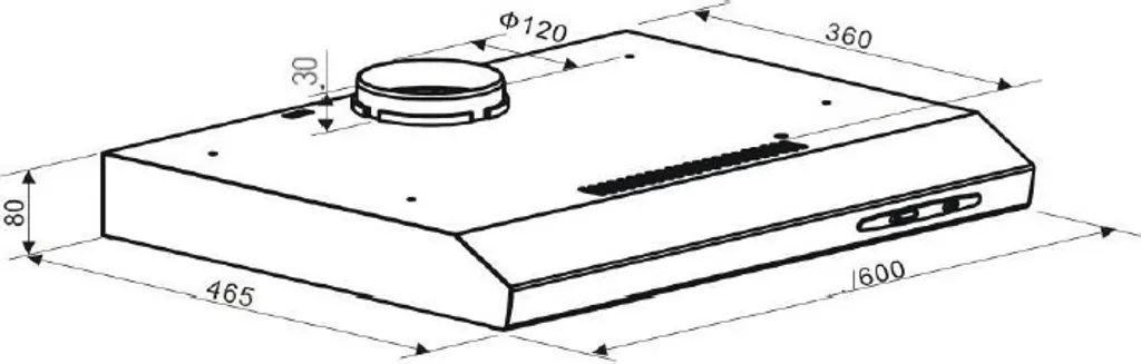 KHU-602-H Dunstabzugshaube Abzugshaube Breite 60cm Unterbauhaube 4 KHU-602-H Dunstabzugshaube Abzugshaube Breite 60cm Unterbauhaube – Bild 2