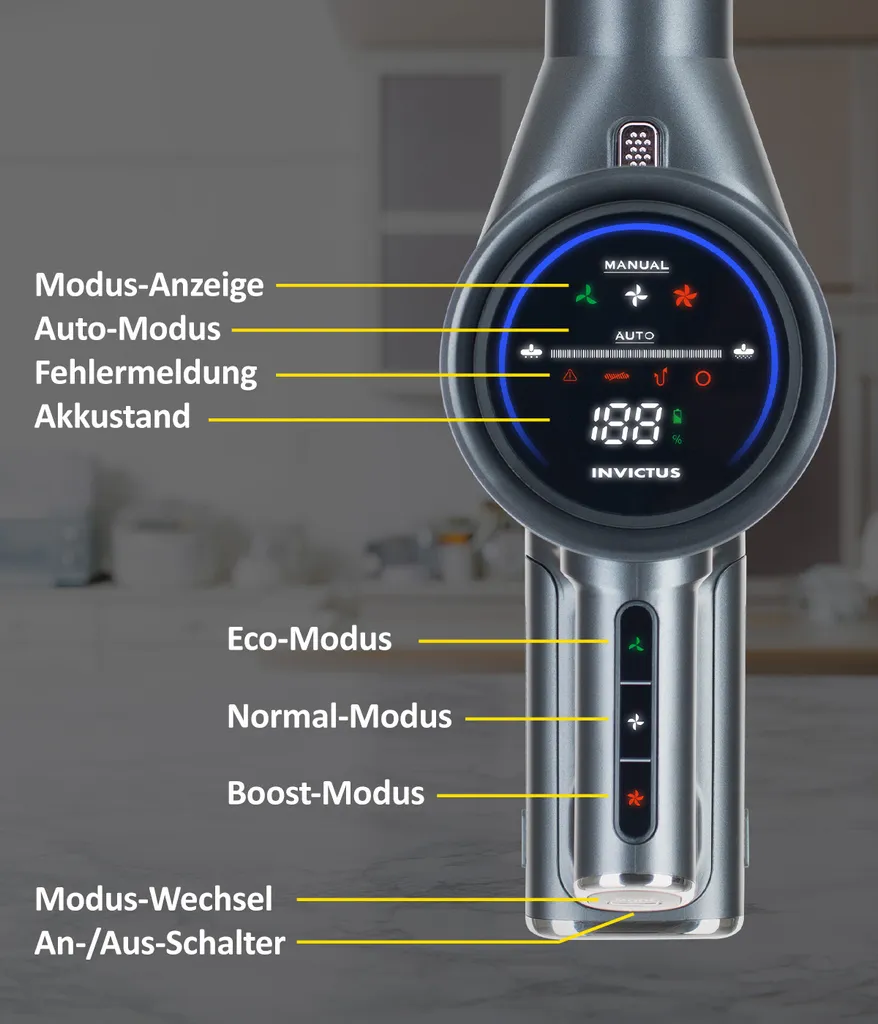 Genius INVICTUS X8 PRO Akkustaubsauger | Set 12-tlg. 5 Genius INVICTUS X8 PRO Akkustaubsauger | Set 12-tlg. – Bild 3