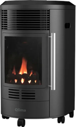 Qlima 2-in-1 Gasheizer GH 8034 3,4 KW Schwarz -Haushaltswaren Store 34f3cb5e98694591809a5516c5ead196