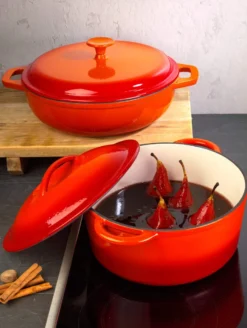 Gusseisen Kochtopf Orange Shadow 24cm -Haushaltswaren Store 3505f4818071ea568e21c3563845523e