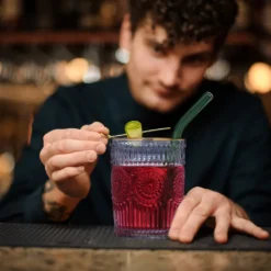 Relaxdays Vintage Trinkgläser 4er Set 300 Ml -Haushaltswaren Store 350d9ada22b8528f7b375fa1342b4f35