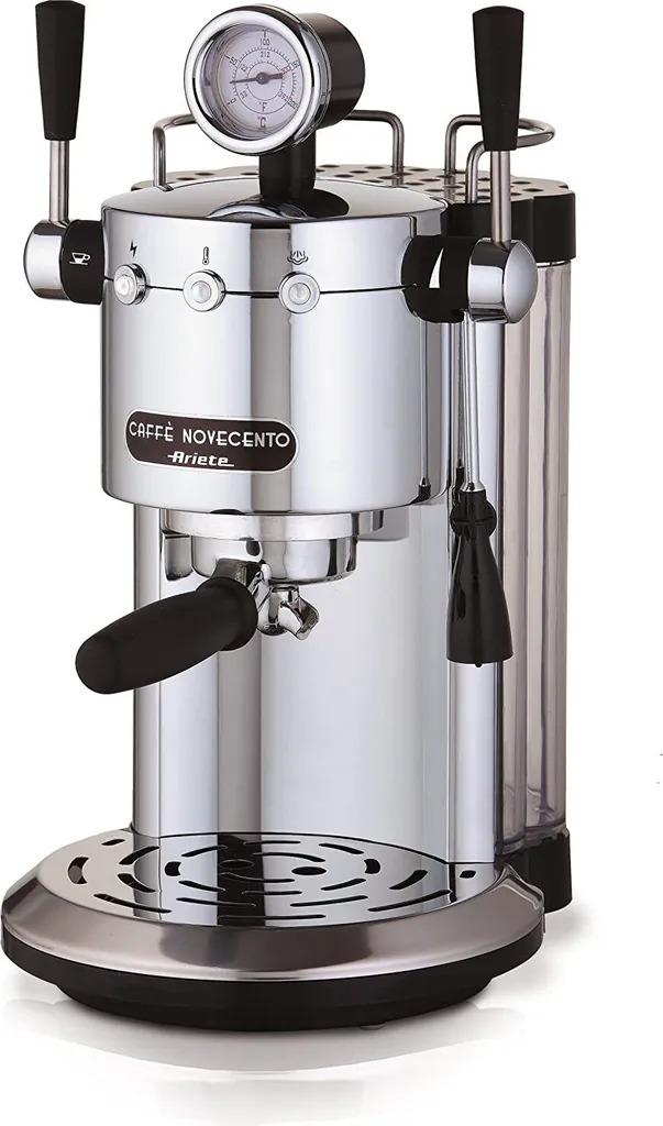 Ariete Espressomaschine Caffe Novecento 1105 W Silbern 10 Ariete Espressomaschine Caffe Novecento 1105 W Silbern – Bild 8
