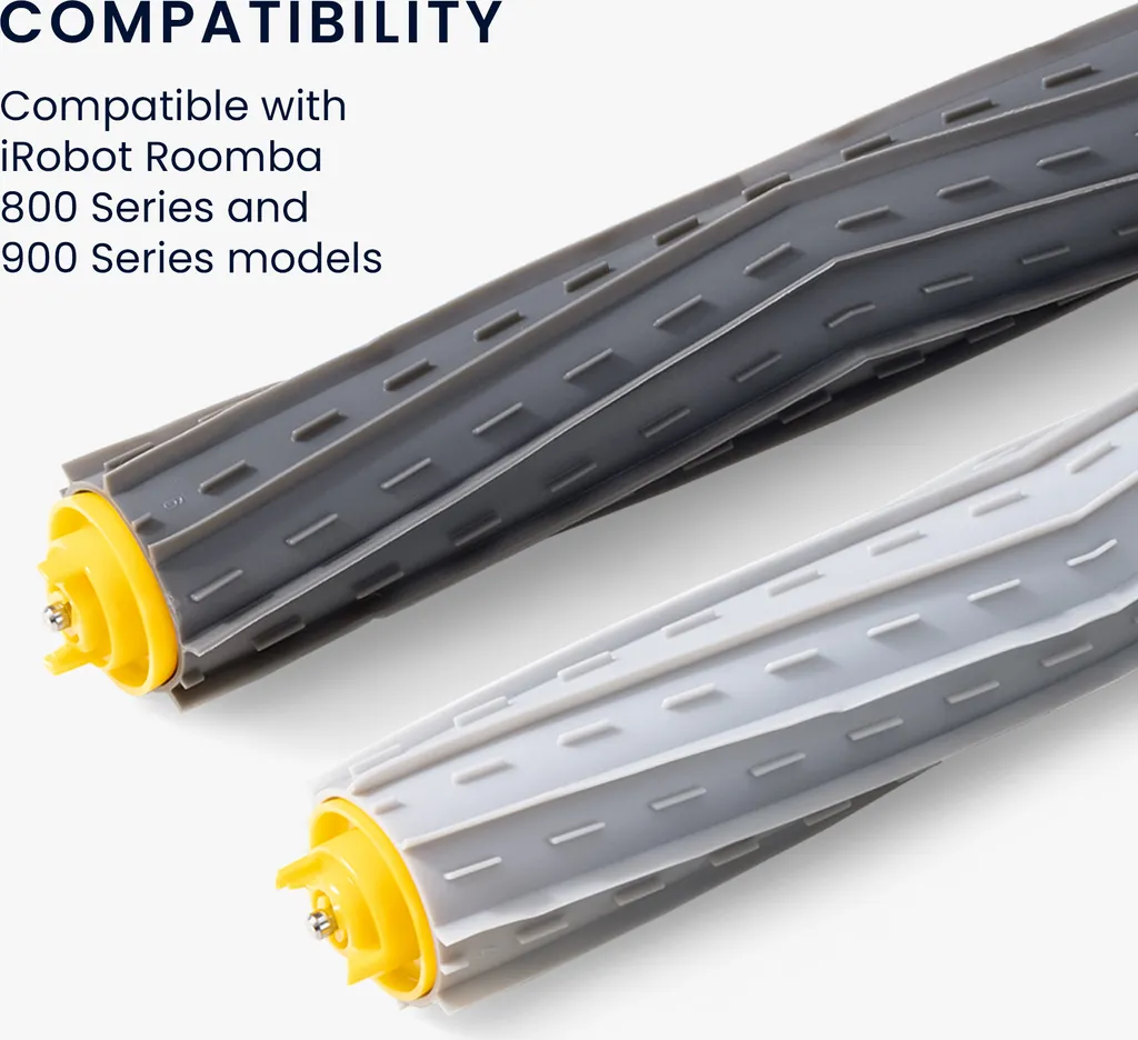 Kwmobile 4x Hauptbürste Kompatibel Mit IRobot Roomba 800 / 900 Serie - Bürste Für Staubsaugroboter - Staubsauger Zubehör Saugroboter Ersatzteil Set 4 Kwmobile 4x Hauptbürste Kompatibel Mit IRobot Roomba 800 / 900 Serie - Bürste Für Staubsaugroboter - Staubsauger Zubehör Saugroboter Ersatzteil Set – Bild 2