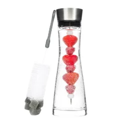 Wasserkaraffe Glas 1 L Mit Früchtespieß Edelstahl Ausguss -Haushaltswaren Store 3759b1af9dabab9f4a705bc57b7c7a8b