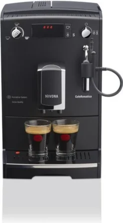 NIVONA NICR 520 CafeRomatica Kaffeevollautomat Schwarz 15 Bar Display ECO-Modus -Haushaltswaren Store 3850cef62b6bf19cb91ff05dd195b740