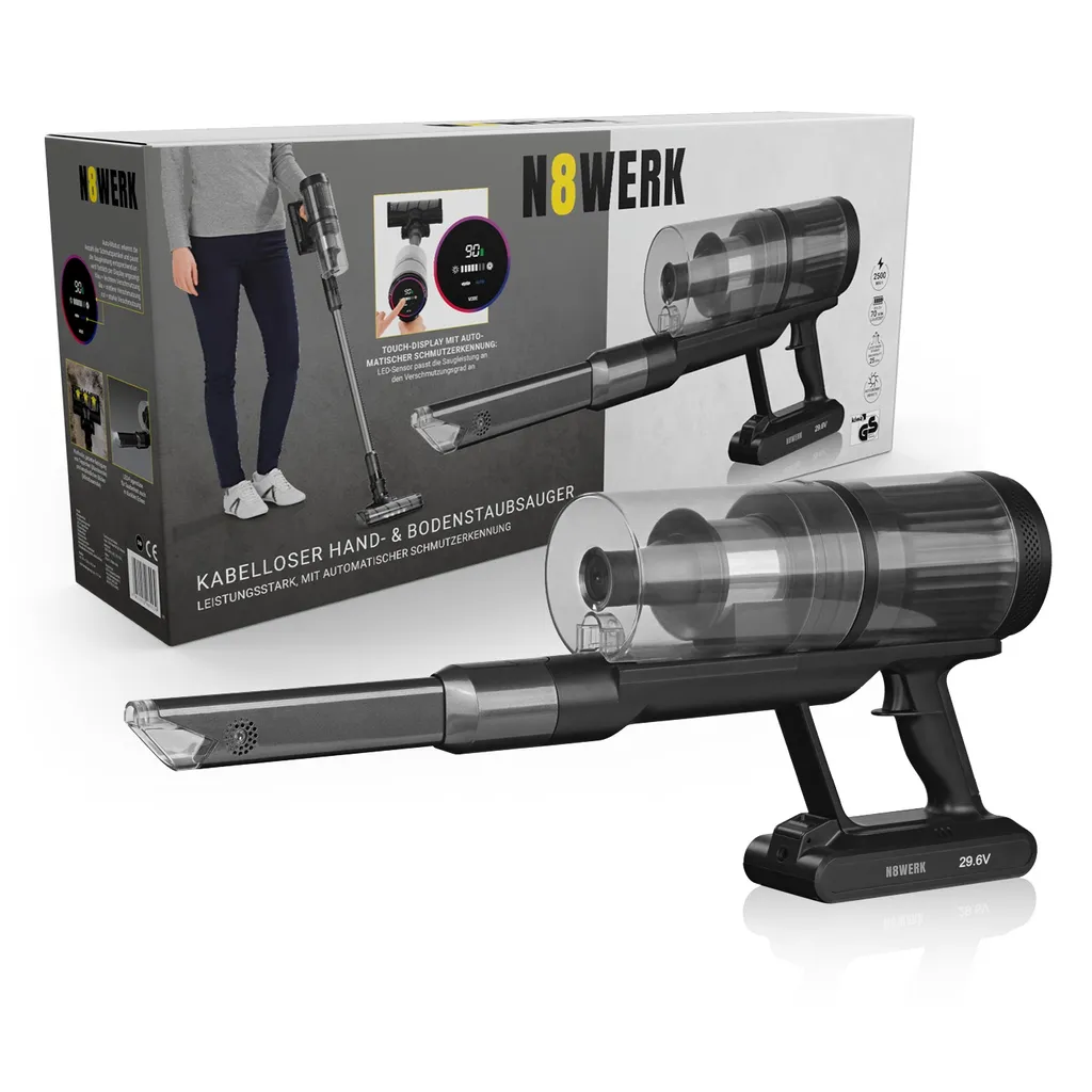 Akku Staubsauger Handstaubsauger Kabellos Beutellos Akkusauger Wandladestation 9 Akku Staubsauger Handstaubsauger Kabellos Beutellos Akkusauger Wandladestation – Bild 7
