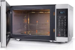 SHARP Mikrowelle Mit Grillfunktion 1000 Watt 20 Liter 11 Leistungsstufen YC-MG02ES -Haushaltswaren Store 395343737ccae7e9254deef4a87c2809