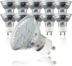 LED Leuchtmittel GU10 Energiespar-Lampe 3 Watt Glüh-Birne, Ersetzt 35 W Halogen -Haushaltswaren Store 39872b623dbb682eca99e489f2039fba