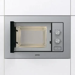 Gorenje BM201EM1X Einbau-Mikrowelle Edelstahl, 60 Cm, 20 L, 5 Leistungsstufen, 700W -Haushaltswaren Store 39ba4d99499e242d7446e66906d64137
