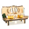 Brynnberg Schnapsbank Mit Jahreszahl Zum Geburtstag - Holz Lorbeerkranz Mit Zahl 40 Jahre Hochzeitstag Und Jahrestag Oder Geburtstag - Schnapsgläser Latte Mit 2 Gläsern -Haushaltswaren Store 3aa88b0f360bdb5577c539a37f214ea1