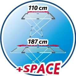 Vileda Surprise Wäscheleine - 20m - Weiß -Haushaltswaren Store 3b04c37071ea5d73b87fa134a3cff74f