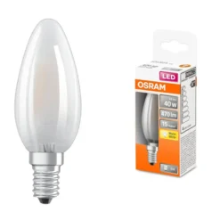 Osram LED Leuchtmittel Retrofit CLB 40 E14 4W Warmweiß, Weiß Matt -Haushaltswaren Store 3b0e68b231929dcb0f7c7cc3de830007
