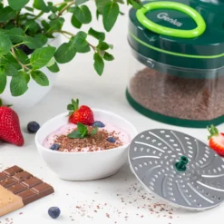 Genius Nicer Dicer Pegasus Gemüsezerkleinerer 10-tlg | Handzugdeckel | Geringer Kraftaufwand | Gemüseschneider Für Schnelles & Sicheres Arbeiten | Fein Reiben + Grob Schneiden -Haushaltswaren Store 3b1af3b6bd6deb3f4dfeb5c8fc37d5d9