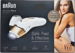 Braun Silk-Expert Pro 5 PL5137 IPL-Haarentfernungsgerät Mit Präzisionsaufsatz - Beine, Körper, Gesicht - Weiß/gold -Haushaltswaren Store 3bd6d04034c1158334b28fccbce3371d