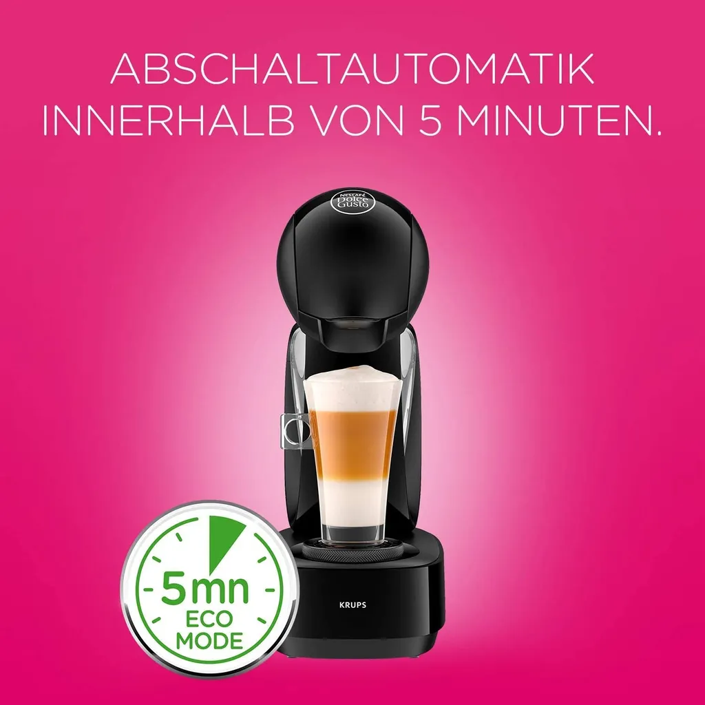 Krups Espressomaschine NESCAFÉ® DOLCE GUSTO® Infinissima KP1708, Schwarz 12 Krups Espressomaschine NESCAFÉ® DOLCE GUSTO® Infinissima KP1708, Schwarz – Bild 10