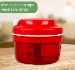 Zerkleinerer Gemüseschneider Universal Obst Fleisch Zwiebelschneider Zwiebeln Manuelle Gemüseschneider Rot