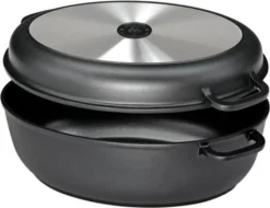 Universalbräter 7,5 L Alu-Gussbräter Multi-Grill-Bräter Deckel = Auflaufform -Haushaltswaren Store 3da19fc87def379e69849a69bb99f704
