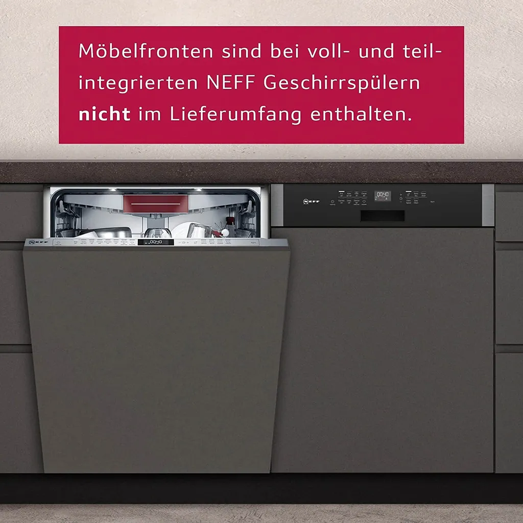 NEFF S145HVS15E N50 Geschirrspüler Teilintegriert / 60 Cm / Home Connect / Chef 70° / Favourite / 6 Programme 4 NEFF S145HVS15E N50 Geschirrspüler Teilintegriert / 60 Cm / Home Connect / Chef 70° / Favourite / 6 Programme – Bild 2