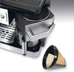 De'Longhi DeLonghi BCO421.S Kombi-Kaffeemaschine, Farbe: Schwarz -Haushaltswaren Store 3df167ef38a86442d91ce542d686a801
