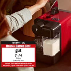 Tchibo Cafissimo Milk Kaffeemaschine Kapselmaschine Inkl. 30 Kapseln Für Caffè Crema, Espresso, Kaffee Und Milchspezialitäten, Rot -Haushaltswaren Store 3e019efb417e1fb741f3783bc5c93ae8