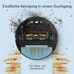 Yeedi Vac Max Saugroboter Mit Wischfunktion 3000Pa Teppicherkennung Staubsauger Roboter -Haushaltswaren Store 3e30ce5175ee40636392553291071e05