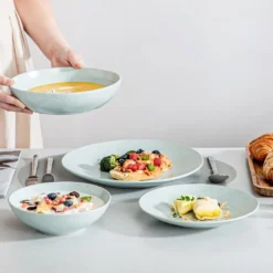 Tafelservice Steingut, Vancasso SABINE 32-teiliges Geschirrset, Modernes Kombiservice Für 8 Personen, Sesam Design -Haushaltswaren Store 3e5c5cd8799cf27950532ef73680e34d