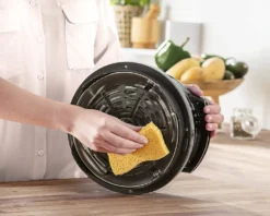 Krups Cook4Me Extra Crisp-Deckel AJ1508 | Timer | 4 Automatische Funktionen | Extra Knusprig | Schwarz -Haushaltswaren Store 3efe14f41eb6043621ca0b4660846291